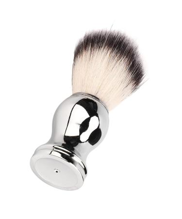 Premium Razor Brush for Men | Effective Beard Care Tool | Soft Handmade Shaving Brush with Silver Handle for Home & Salon Use - Buy Online on GoSupps.com