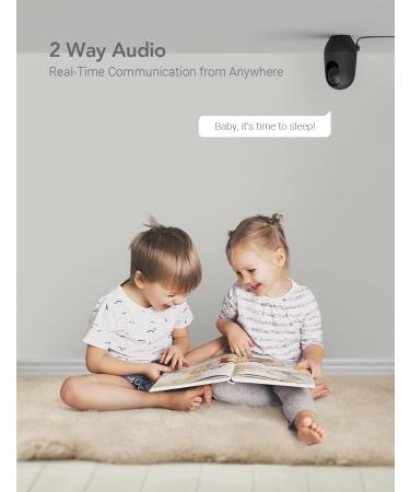 Nooie 2K Baby Monitor 360 Pan/Tilt Wi-Fi Pet Camera | Indoor Security Camera with AI Motion Tracking, Night Vision, Two-Way Audio | Compatible with Alexa/Google Home | Mocha - Buy Online on GoSupps.com