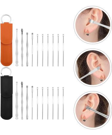 FRCOLOR Ear Cleaner Set - Stainless Steel Wax Removers for Earwax Removal - Ear Cleaning Kit (4 Sets) - Buy Online on GoSupps.com