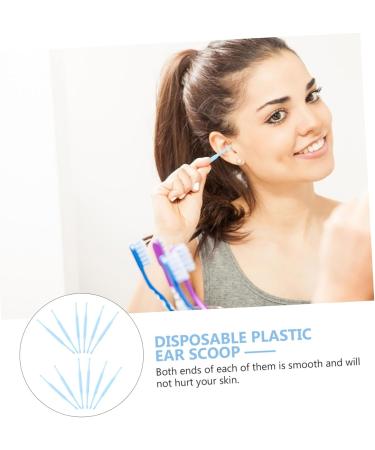 GALPADA 12pcs Plastic Ear Wax Cleaner Scoops Smooth Dual-Ended Ear Tools for Safe and Gentle Wax Removal Random Colors Easy to Carry - Buy Online on GoSupps.com