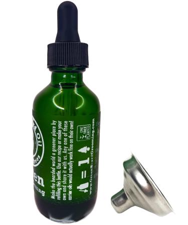 Natural Unscented Beard Oil - Eco-Friendly 2oz Coconut Formula with Tree Planting Recipe - Buy Online on GoSupps.com