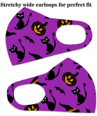 Yliquor 5pc Adult Halloween Mouth Mask for Protection Face and Nose Health Washable Earloop Mask Reusable Washable for Men Women Adults (5 PC M) - Buy Online on GoSupps.com
