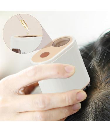 Vusddy 2-in-1 Scalp Massage Brush & Hair Oil Applicator - High-Frequency Vibration for Hair Growth & Treatment - Buy Online on GoSupps.com