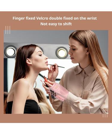  YUSSEQDD Makeup brush holder with textured cleaning palette for easy maintenance. The bracelet features two different silicone gel zones pink. - Buy Online on GoSupps.com