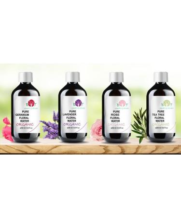 100% Pure Organic Rose Flower Water Hydrolate - 1000ml Sensitive Skin Lotion | Baby After Shaving & Hair Removal Care - Buy Online on GoSupps.com