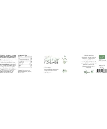 Organic Psyllium Husk Powder 300g - 99% Purity Finely Ground 85% Fiber - Effective Intestinal Cleansing - Ships Internationally - Buy Online on GoSupps.com