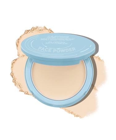 Boobeen Matte Setting Powder  Poreless Finishing Powder  Translucent  Lightweight  Compact Pressed Baking Powder Creates Soft Focus Effect 01