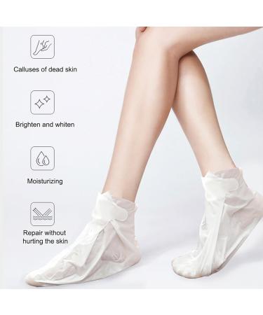 Joyeee Foot Peel Mask for Hard Skin 4 Pairs Exfoliating Foot Peeling Mask Foot Peel Socks for Removes Calluses and Hard Skin Foot Care For Men and Women B#4 Pairs - Buy Online on GoSupps.com