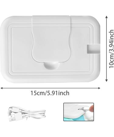 Baby Wipe Warmer Portable 45-55 USB Diaper Wipe Warmer Compact Wet Wipes Dispenser Keep Wipes Warm in Winter for Car Travel - Buy Online on GoSupps.com