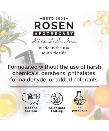 Rosen Apothecary Anti-Aging Retinol Body Lotion 960ml/32 fl oz - Caffeine Firms Skin, Boosts Collagen for Youthful Glow - Buy Online on GoSupps.com