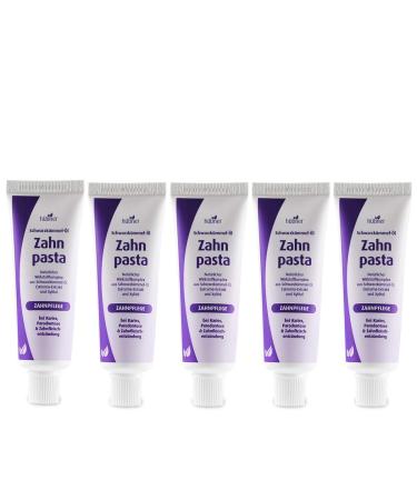 H bner black cumin toothpaste (5x50ml) with organic black cumin oil organic curcuma extract vegan gluten-free natural cosmetics against caries periodontitis and gum infections (fluoride-free)