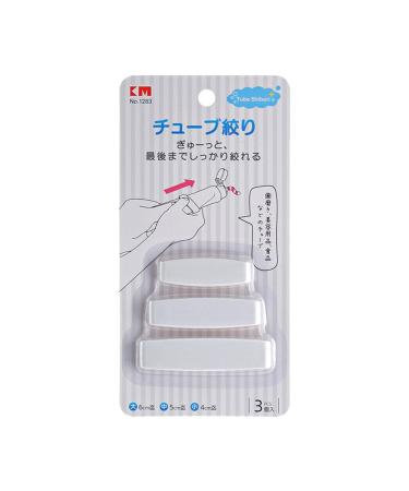 WOBBLO Toothpaste Tubes Paint Tube with Clip for Toothpaste 3 Units | Multifunctional Portable Tool for Squeezing Toothpaste Creams