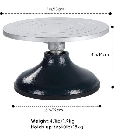 NATGAI Sculpting Wheel - Heavy Duty Metal Sculptor Turntable (7 Diameter) with Ball Bearings - Buy Online on GoSupps.com