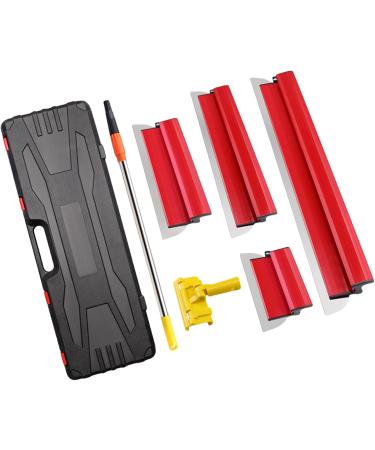 PTILSERY Professional Stainless Steel Skimming Tool with Ergonomical Handle Portable Skimming Hand Tool for Drywall Finishing - Buy Online on GoSupps.com