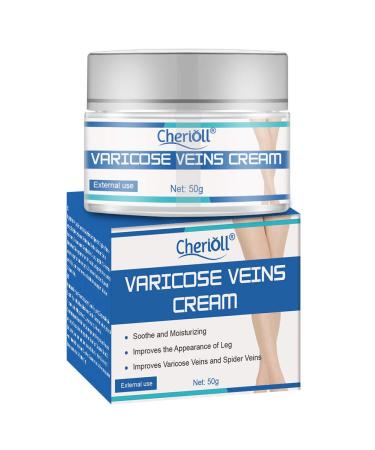 Varicose Veins Cream - Treatment for Legs | Improve Blood Circulation | Natural 50g/1.76oz - Buy Online on GoSupps.com
