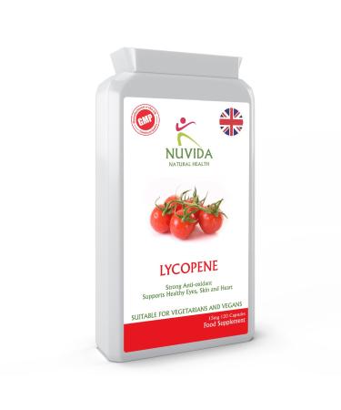 Lycopene Capsules X 120 / Powerful Antioxidant and Dietary Cartenoid/Daily Nutritional Supplement/Vegan and Vegetarian Friendly