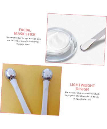  FRCOLOR 4Pcs Zinc Alloy Massage Spoon Facial Massager Nursing Mask Anti-aging Eye Cream Spatula Applicator Eye Cream Massage - Buy Online on GoSupps.com