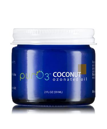 Pur O3 Ozonated Coconut Oil - 2 oz - Glass Jars