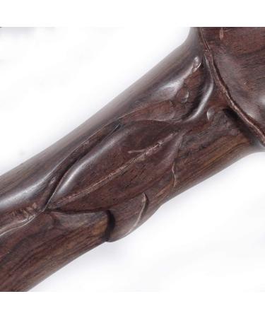 Wooden Walking Stick Solid Cane Walking Stick Crutch Red Wood Walking Stick Solid Wood Ebony Wood Carving Bamboo 90 cm crutch-11.19 Lucky Star - Buy Online on GoSupps.com