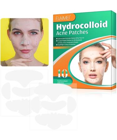 1 Box Acne Patch for Covering Large Breakouts Large Pimple Patch Spot Control Cover Hydrocolloid Acne Patch for Body Cheek Forehead Chin Effectively Calms Relieves Acne - Buy Online on GoSupps.com