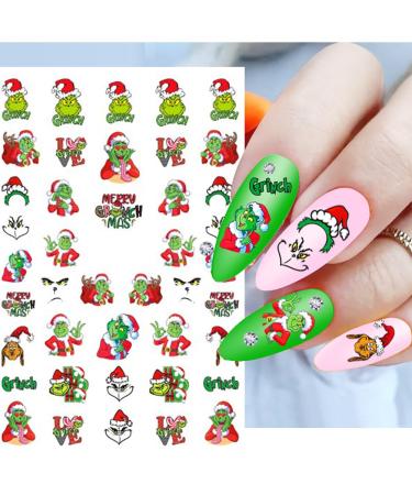 Buy Christmas Nail Art Stickers - 3D Self-Adhesive Winter Designs for DIY Manicure | Xmas Tree & Snowflakes Nail Decals for Women & Girls - Buy Online on GoSupps.com