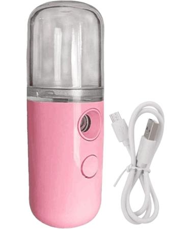 Moisturizing Face Steamer - Pocket Moisturizing Cordless Facial Humidifier Travel Cordless Face Steamer With 30ml Water Tank for Home Bedroom Pink - Buy Online on GoSupps.com