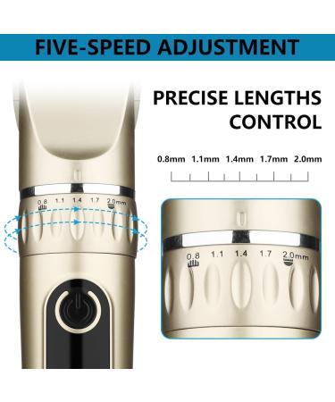 Pro Hair Clipper Professional Cordless Electric Hair Clippers for Men(Gray) - Buy Online on GoSupps.com