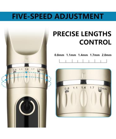 Professional Cordless Electric Hair Clippers for Men - Black | Best Hair Clippers for Home & Barber Use - Fast Worldwide Shipping - Buy Online on GoSupps.com