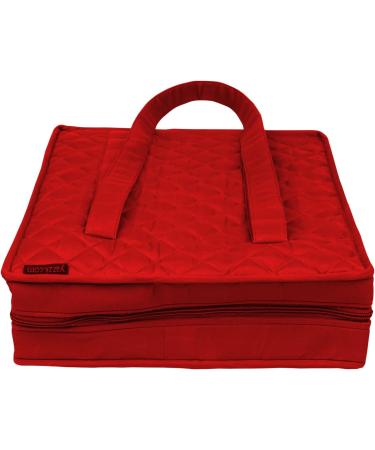 Yazzii Supreme Craft Organizer - Portable Multipurpose Storage Tote Bag (Red) for Quilting, Patchwork, Embroidery, Needlework, Papercraft & Beading - Buy Online on GoSupps.com
