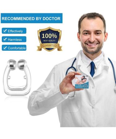 Clipple Anti Snoring Device - 4 PCS Silicone Magnetic Nose Clip | Effective Stop Snoring Solution for Men and Women | Professional Sleeping Aid - Buy Online on GoSupps.com