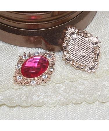 Badiman 10-Piece Sparkling Gemstone Embellishment Set - Hot Pink - Buy Online on GoSupps.com
