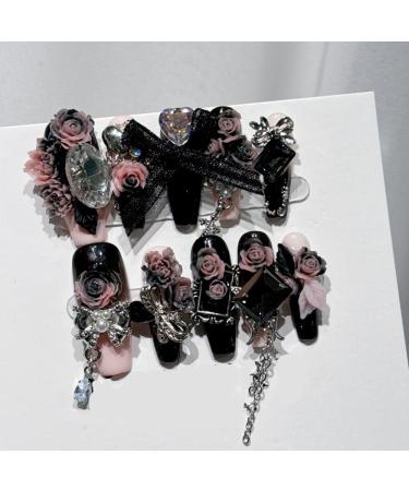 Heavy Industry New Year Lucky Butterfly Handmade Wearing Nail Wearing and Nail Beauty False Nails(Size:XS) - Buy Online on GoSupps.com