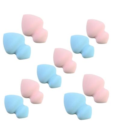 10 Gyro Shape Makeup Sponge Makeup Blender Sponge Beauty Foundation Blendding Sponge Professional Streak Application Makeup Sponges For Liquid Cream Powder