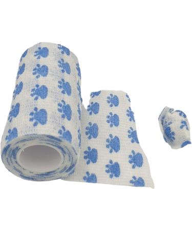 PintoMed 6 X DOG BLUE PAW X 10CM X 4.5M - Cohesive Bandage Stretched Self-adhesive Flexible Bandages First Aid Sports Wrap Bandages Pack individually For Medical Sports and Veterinary use. - Buy Online on GoSupps.com