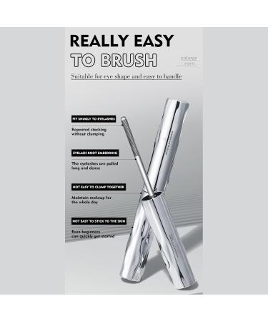  demaxiyad Long-Lasting Waterproof Curling Mascara for Sensitive Skin | Metal Applicator Mascara for Women and Girls for Weddings Photos Swimming Sports Travel and Nighttime Use - Buy Online on GoSupps.com