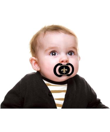 NFL New Orleans Saints Baby Fanatic Pacifier 2-Pack - Officially Licensed League Gear - Buy Online on GoSupps.com
