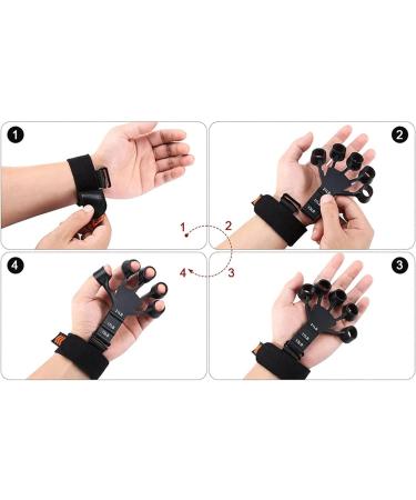 Ejercitador De Dedos Strength Grippers Adjustable Grip Strength Trainer Improving Finger Function And Movement To Improve Finger Mobility - Buy Online on GoSupps.com