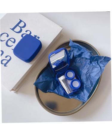 Partykindom Colored Contact Lens Case with Mirror | Travel-Friendly Kit for Lenses & Makeup | Durable Plastic Container - Buy Online on GoSupps.com
