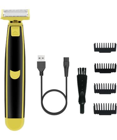 Full Body Waterproof Electric Shaver for Men - Wet & Dry Rotary Shaver Beard Trimmer Model #4 Black | Shop Internationally - Buy Online on GoSupps.com