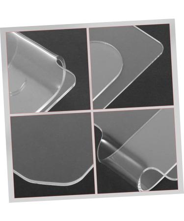 Didiseaon 2pcs Nail Palette Acrylic Nail Display & Cosmetic Palettes for Nail Art Eyeliner Eyeshadow & Cake Decoration | 7.7x7.7x2.7cm Transparent Design Ideal for DIY & Professional Use - Buy Online on GoSupps.com