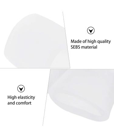 Healeved 30 Pcs Pinky Toe Silicone Sleeves - Gel Toe Caps for Toe Protection | 2.5x2cm | Transparent - 3pcs - Buy Online on GoSupps.com