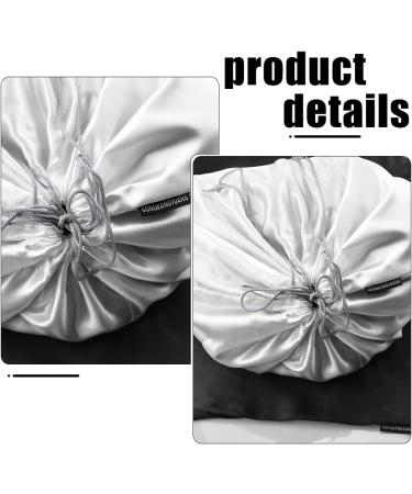 10 Pack Black Silk Dustproof Drawstring Bags - Large Storage Pouch for Handbag, Purse, Shoes, Boots - 19.6 x 15.7 in - Buy Online on GoSupps.com