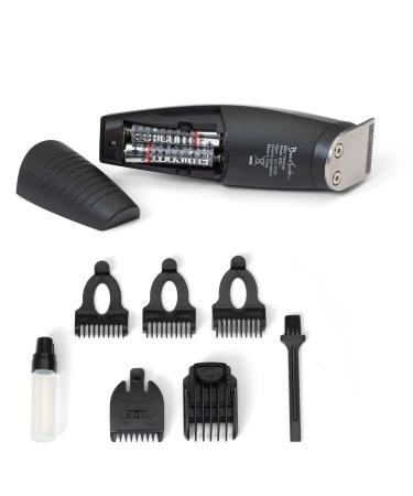 Compact Mini Facial Hair Trimmer for Men - Travel Beard & Mustache Grooming Kit | Battery Operated Black Matte Shaver - Buy Online on GoSupps.com