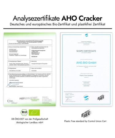 Buy AHO Cracker Test Package 2.0 | Organic Raw Food Crackers & Bread | Vegan 100% Organic Plastic-Free Packaging | International Shipping Available - Buy Online on GoSupps.com