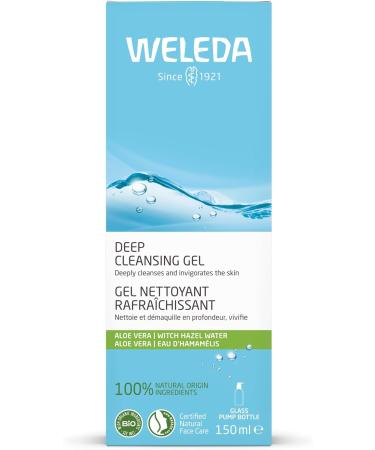 Weleda Organic Deep Cleansing Gel 150ml - Natural light cleansing gel in a pump bottle. - Buy Online on GoSupps.com