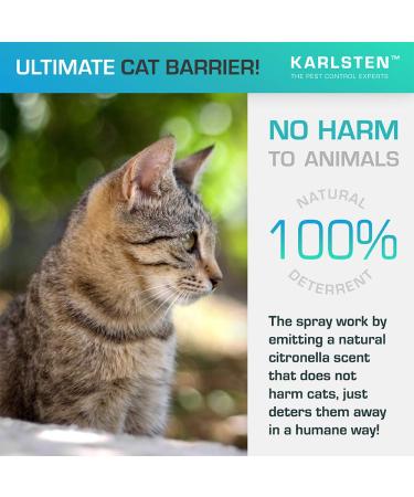 Karlsten Cat Repellent Anti Fouling spray Natural Humane Cat Deterrent Citronella 500 ML - Buy Online on GoSupps.com