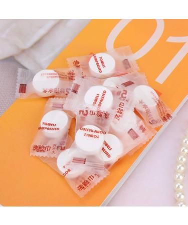 50PCS Cotton Face Towels | Soft & Absorbent Makeup Remover Travel & Cleaning Towels for Women | International Shipping Available - Buy Online on GoSupps.com