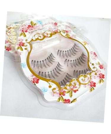 minkissy 3 Pair Fake Eyelash Long Eyelashes Desne Eyelashes Fake Lashes Natural Eyelashes Makeup Eyelashes False Eyelash Make up - Buy Online on GoSupps.com