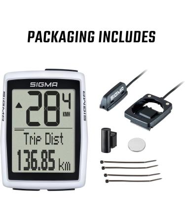Sigma Sport BC 12.0 Bicycle Computer | Multi-Function Bike Computer for All Cycling Adventures | Easy-to-Use with Large Buttons & Clear Display - Buy Online on GoSupps.com