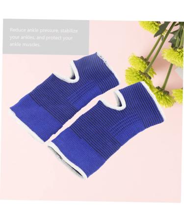 FRCOLOR 3 Pairs Sports Foot Support Neoprene Sleeves for Soccer & Basketball - Durable Knitted Socks with Adhesive Tape - Buy Online on GoSupps.com